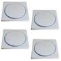Imagem de Kit C/4 Ralo Inox Para Piso Click Cromado 10x10 Cm