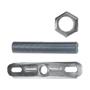 Imagem de Kit C/4 - Suporte Travessa Marcai Para Lustre Com Nipel - Cl