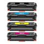 Imagem de Kit C/4 Toner Compatível 414A W2020 W2021 W2022 W2023 p/ Impressora M454DW M479DW M454DN C/ Chip