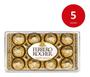 Imagem de Kit C/5 Bombom Ferrero Rocher 150g