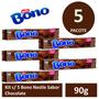 Imagem de Kit c/ 5 Bono Nestle  Sabor Chocolate 90g