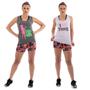 Imagem de Kit C/5 Camisas Regatas Femininas Treino Academia Estampadas