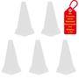 Imagem de Kit C/5 Cones 24cm Flexível Circuito Funcional Branco 1 Fit