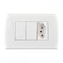 Imagem de Kit C/5 - Conjunto Peesa Alfa 1548C 1S.1P.Tom 10A Branco