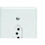 Imagem de Kit C/5 - Conjunto Perlex''Branca''Com Placa(1Tomada 10A)...