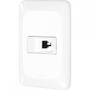 Imagem de Kit C/5 - Conjunto Pial Pop 4X2 Branco Com Placa (2Simple...