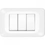 Imagem de Kit C/5 - Conjunto Pial Pop 4X2 Branco Com Placa (3Parale...