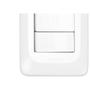 Imagem de Kit C/5 - Conjunto Pial Pop 4X2 Branco Com Placa (3Parale...