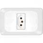 Imagem de Kit C/5 - Conjunto Pial Pop Modulo Com Placa 4X2 - 1 Toma...