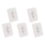 Imagem de Kit C/5 - Conjunto Radial Pollar 1901002 1Interruptor Sim...