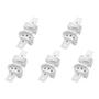 Imagem de Kit C/5 - Conjunto Radial Pollar 1901137 1S 1Tomada 10A S/P