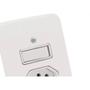 Imagem de Kit C/5 - Conjunto Radial Pollar 1901218 1S 1Tomada 20A