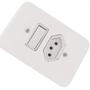 Imagem de Kit C/5 - Conjunto Radial Pollar 1901218 1S 1Tomada 20A