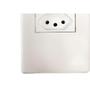 Imagem de Kit C/5 - Conjunto Steck Linha Stella Com Placa 1 Tomada ...
