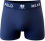Kit C/ 5 Cuecas Boxer Polo Wear Lisa Microfibra Imagem de Kit C/ 5 Cuecas Boxer Polo Wear Lisa Microfibra
