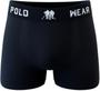 Kit C/ 5 Cuecas Boxer Polo Wear Lisa Microfibra Imagem de Kit C/ 5 Cuecas Boxer Polo Wear Lisa Microfibra