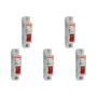 Imagem de Kit C/5 - Disjuntor Steck Din Unipolar 25A Sd61 C  Sdd61C25