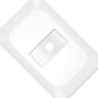 Imagem de Kit C/5 - Espelho Placa Pial Pop C/Suporte 4X2 1Furo Lgp20F