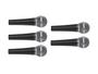 Imagem de Kit C/ 5 Microfones Profissionais Skypix Sm58a Com Maleta Cor Preto