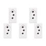 Imagem de Kit C/5 - Modulo Pial Pop 1Tomada 20A Lg03020 Branco