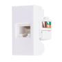 Imagem de Kit C/5 - Modulo Steck Linha Stella Tomada Rj45 - Branco ...