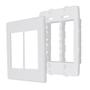 Imagem de Kit C/5 - Placa Steck Linha Stella Branca 4X4 - 3 Modulos...