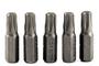 Imagem de Kit c/ 5 Ponta Bit Torx 25mm X 1/4 XT30 Beltools