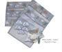 Imagem de Kit c/ 5 Saquinhos Maternidade em Tule com zíper e viés Diversas Estampas e Tags Bordados + Naninha com Pelucia
