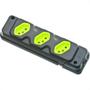 Imagem de Kit C/5 - Tomada Barra Fiolux Tripla 2P+T20A Preto