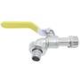 Imagem de Kit C/ 5 Torneira Esfera Jardim C/ Bico 1/2 X 3/4 Metal