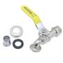 Imagem de Kit C/ 5 Torneira Esfera Jardim C/ Bico 1/2 X 3/4 Metal