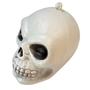 Imagem de kit c/50 Mini crânio branco 10cm cada esqueleto