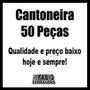 Imagem de Kit C/ 50 Peças - Cantoneira Para Moveis 3 Furos Zincada