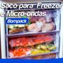 Imagem de Kit c/ 6 100 Sacos Plasticos Multiuso Freezer E Microondas