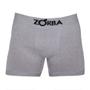 Imagem de Kit c/ 6 Cuecas Zorba Boxer Seamless 781 Cinza