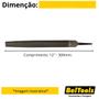 Imagem de Kit C/ 6 Lima Meia Cana Murça 12 Pol Beltools