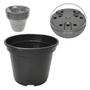 Imagem de Kit C/6 Vaso Plantio P09 (250 Ml) Preto Injeplastec