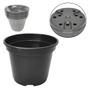 Imagem de Kit C/6 Vaso Plantio P13 (900 Ml) Preto Injeplastec