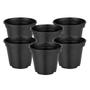 Imagem de Kit C/6 Vasos Plantio P14,5 (1,1L) Preto Injeplastec