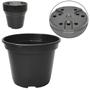 Imagem de Kit C/6 Vasos Plantio P14,5 (1,1L) Preto Injeplastec