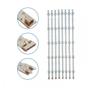 Imagem de Kit C/8 Barras Led Para Tv Un49j5200ag Un49j5200 Em Aluminio