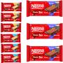 Imagem de Kit C/9 Promocional Páscoa Nestlé Choco Trio Chocolate, Baunilha E Leite Com Biscoito 90G
