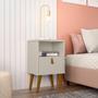 Imagem de Kit Cabeceira Casal 240cm Celine Com Mesa De Cabeceira 01 Gaveta Loreta L05 Carvalho - Lyam Decor