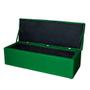 Imagem de Kit Cabeceira de Cama Box Casal com Recamier Carol 140 cm material sintético Verde - Móveis Mafer