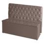 Imagem de Kit Cabeceira De Cama e Calçadeira Baú Estrela Queen 160 cm Suede Capitonê Rosê Casa Móveis e Decoração