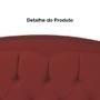 Imagem de Kit Cabeceira e Calçadeira Com Baú 90 cm Solteiro Diana Suede Vermelho - Fina Mobília