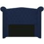 Imagem de Kit Cabeceira e Calçadeira Veneza 160 cm Queen Size Suede Azul Marinho - ADJ Decor