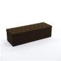 Imagem de Kit Cabeceira Estofada Decorativa Bellatrix 195 Para Cama King e Calçadeira Sagitarius Sued Marrom Aradecor