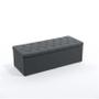 Imagem de Kit Cabeceira Estofada Decorativa Para Cama Box Sirius 140 Para Cama de Casal Calçadeira Sagitarius Sued Cinza Aradecor