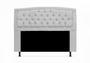 Imagem de Kit Cabeceira Geovana e Calçadeira Fênix Para Quarto King 195cm Corano Branco - DL Decor